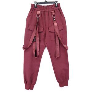 Carmar Tapered Leg Cargo Pants Size 10 Suspender Loose Fit Jogger